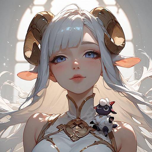 Adorable High-Quality Baby Lamb Artwork