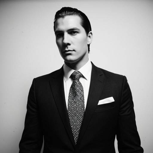 Sharp Male Model in Tailored Suit