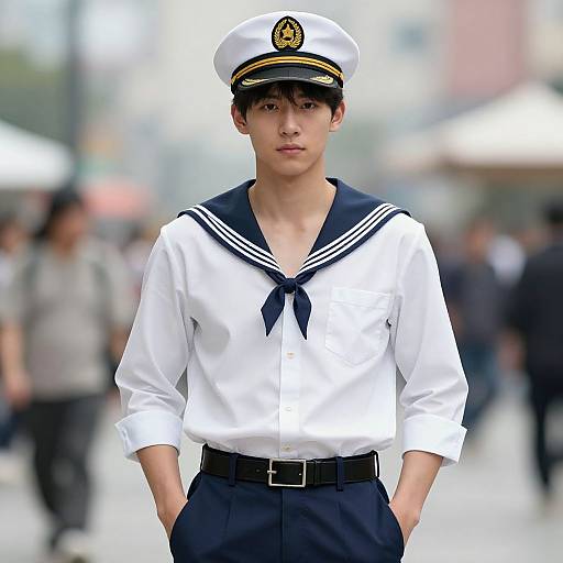 Realistic Male Sailor Stag Costume