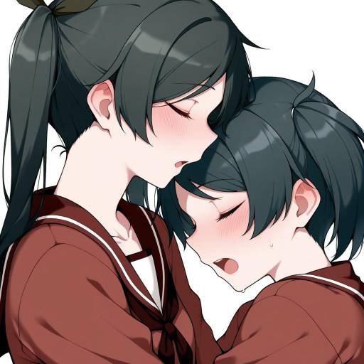 Cute Girls with Twintails and Ribbons