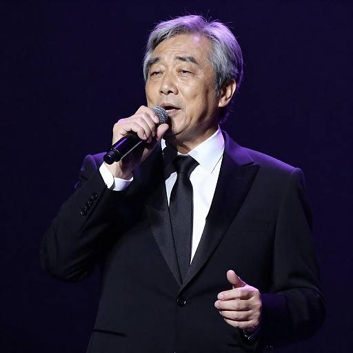 Dramatic Performance of a Middle-Aged Singer