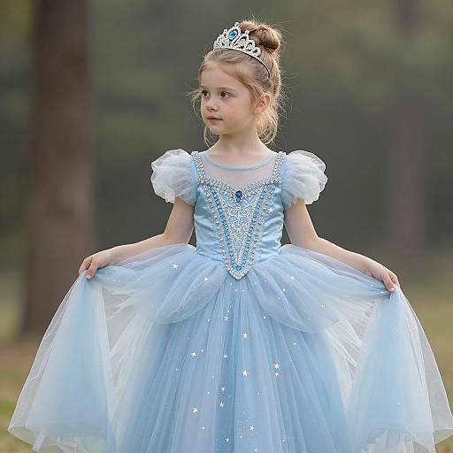 Whimsical Fairy Tale Portrait of a Young Girl