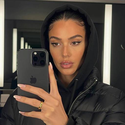 Stylish Selfie of a Confident Woman