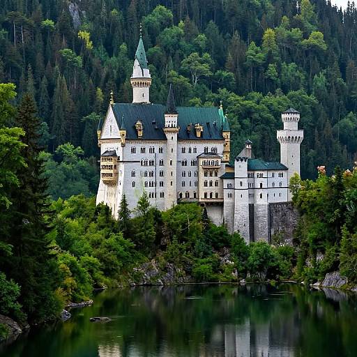 Mystical Medieval Castle by Water