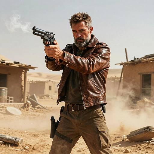 Cinematic Battle-Hardened Warrior Portrait