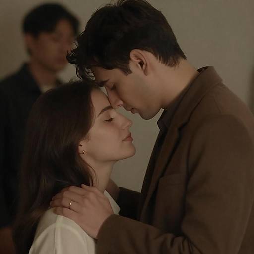 Intimate Moment Between Two Lovers