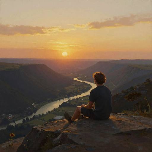 Kyler's Serene Mountain Sunset