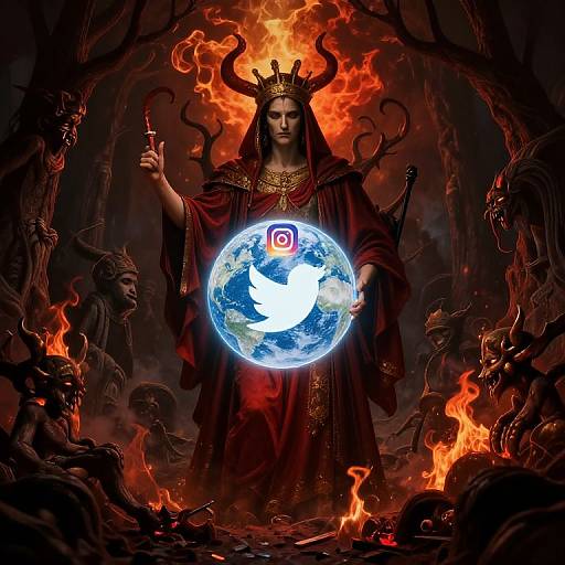 Eternal Doom-Scrolling in Dante's Hell