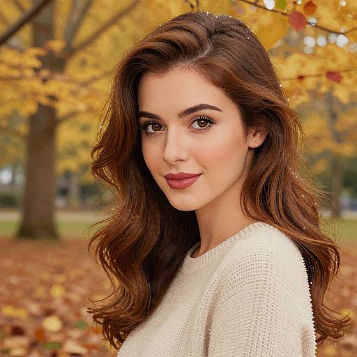 Beautiful Woman Autumn Paint Kit