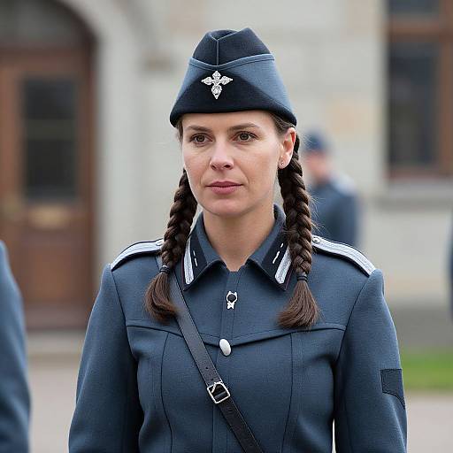 Woman in German Military Uniform