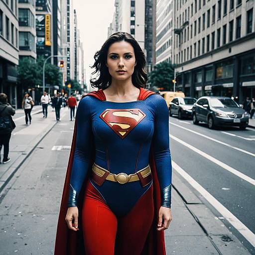 Public Domain Female Superman Hero