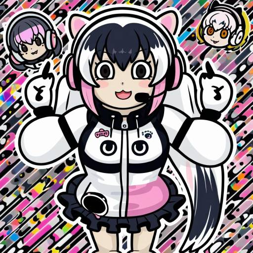 Illustration of African penguin (kemono friends), kemono friends in the style of Try (lsc)