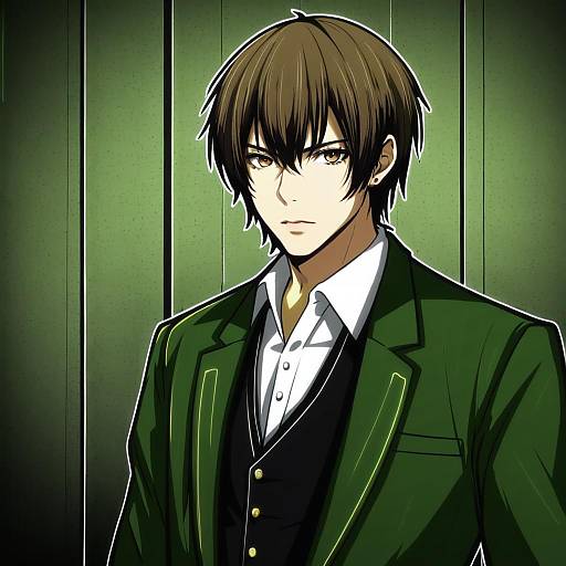 Illustration of Harada mutei, saibou shinkyoku in the style of Gggg