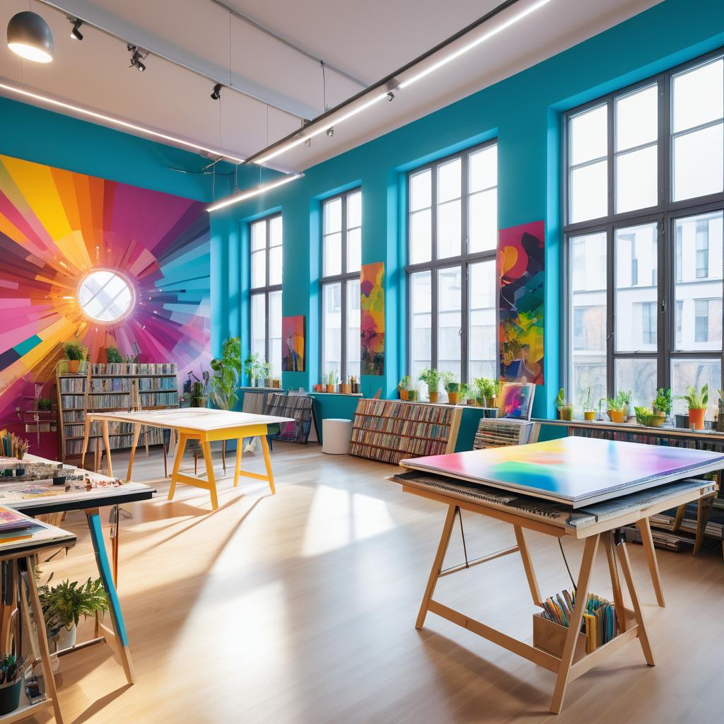 Vibrant Artist Studio in Berlin