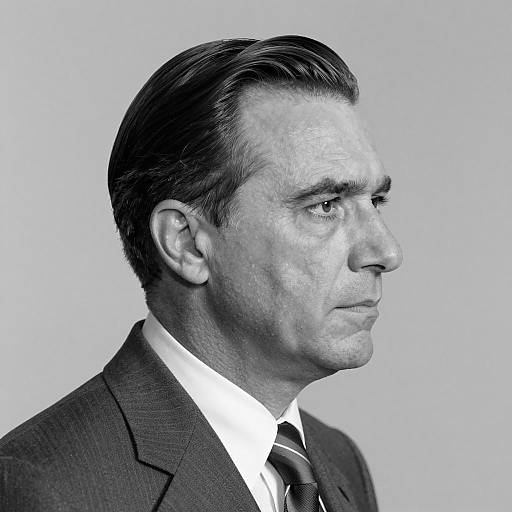 Elegant Profile of a Distinguished Man