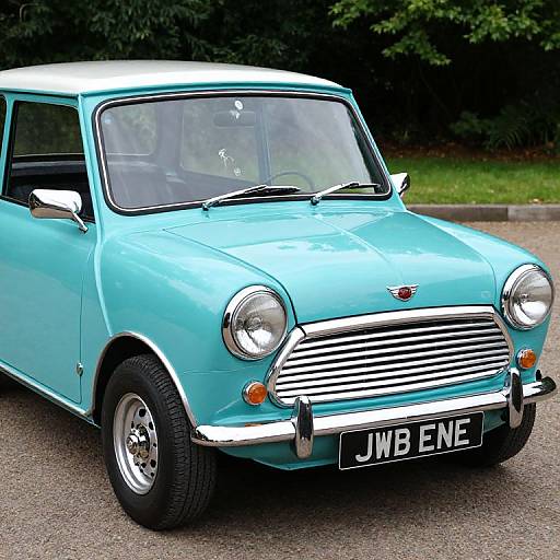 Classic 1967 Austin Mini MK1 Turquoise