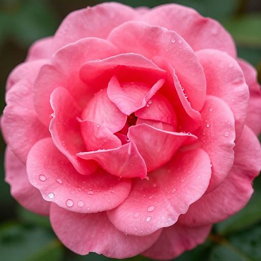 Hyper-realistic Pink Rose Close-up