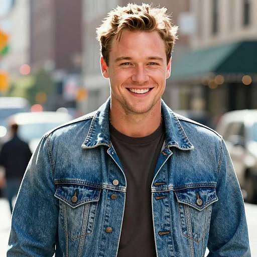 Young Brendon Fraser 90s Cinematic Portrait