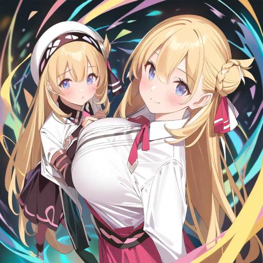 Illustration of Agnes claudel, eiyuu densetsu in the style of Popqn