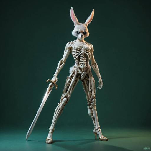 Anthropomorphic Raccoon in Dynamic Split Pose Anthropomorphic Raccoon in Dynamic Split Pose