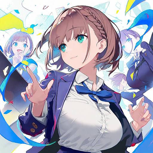 Illustration of Ai-chan (tawawa), getsuyoubi no tawawa in the style of Lam (ramdayo)