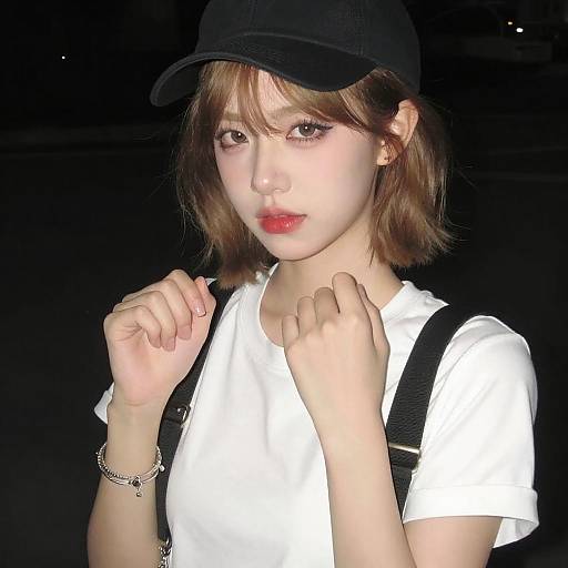 Portrait of Stylish Young Woman