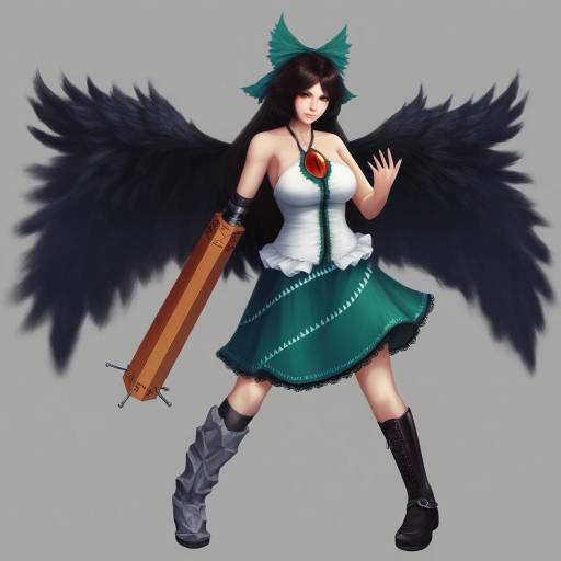 Elegant Utsuho with Striking Features