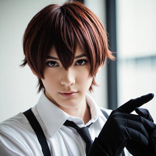 Lifestyle costume photo of Akechi gorou. Cosplay clothes