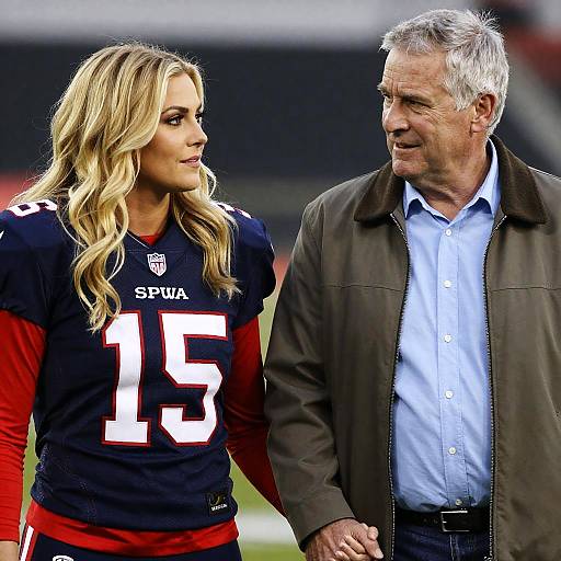 Candid Moment: Young Woman with Mentor