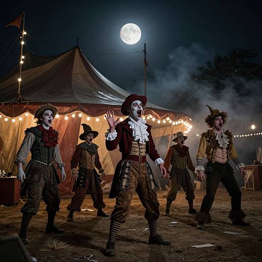 Moonlit Vintage Freakshow Spectacle