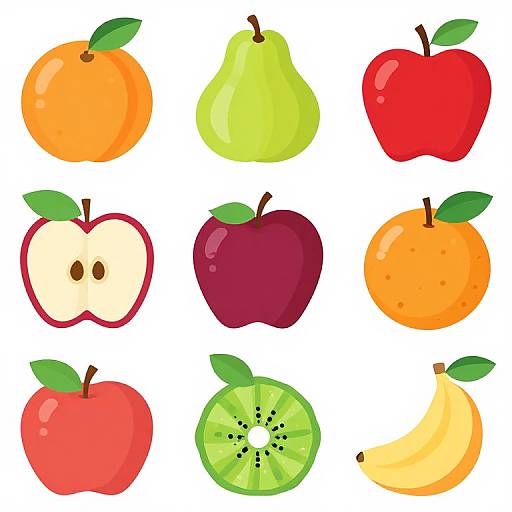 Vector Fruit Background Series