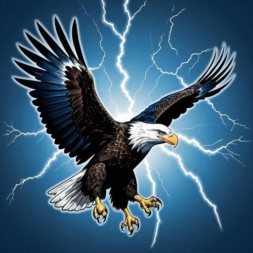 Majestic Bald Eagle Logo Design