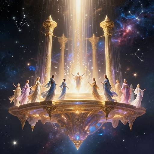 Celestial Olympus Palace in Cosmos