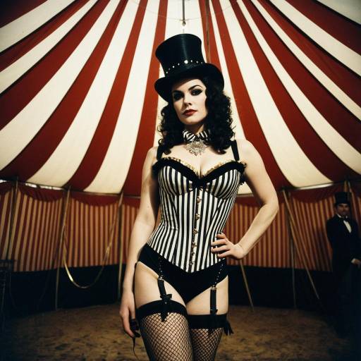 Sassy Sultry Circus Ringleader Portrait