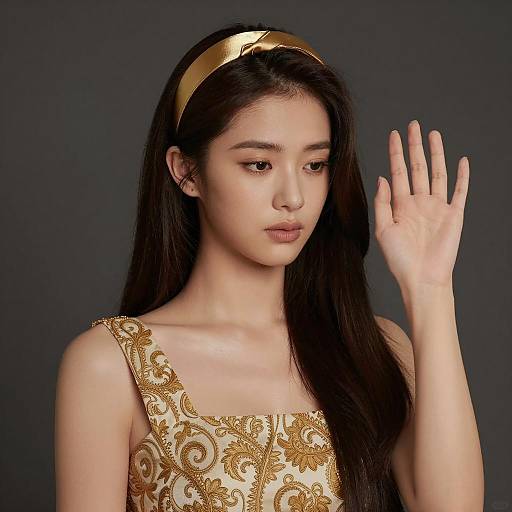 Elegant Portrait of a Young Woman