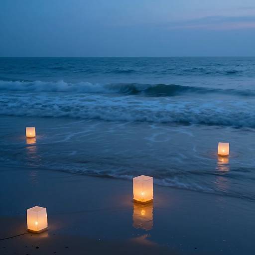 AI-Powered Serene Oceanfront Beach