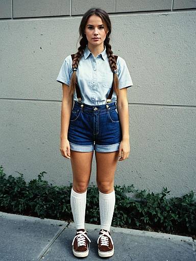 Casual Day Outfit: Braided Denim Girl