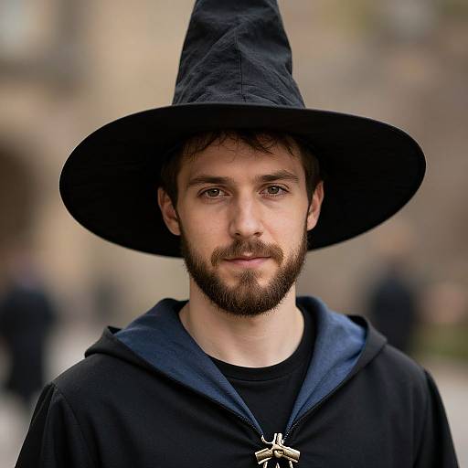 Realistic Sorcerer Man Portrait