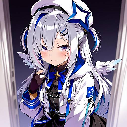 Illustration of Amane kanata (work), hololive in the style of Shimejinameko