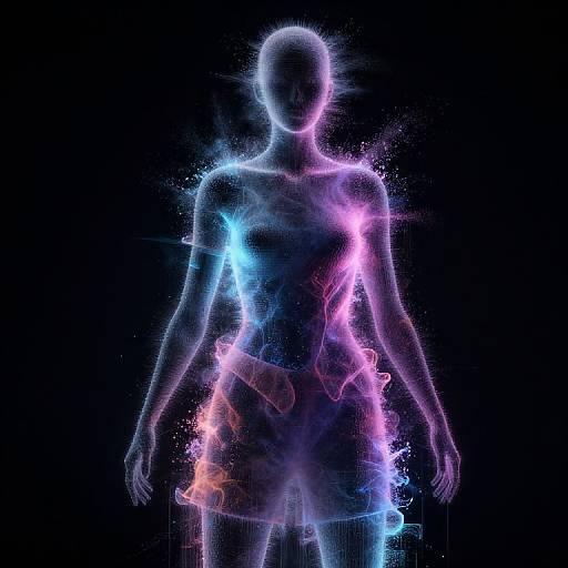 Abstract AI Clothes Removal Artwork