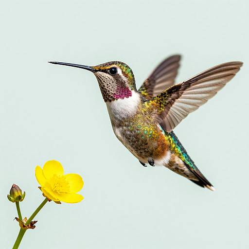Colorful Hummingbird in Nature