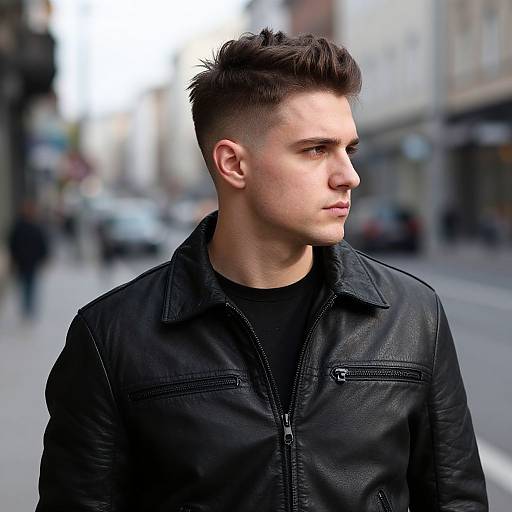 Urban Style Portrait of Fit Man