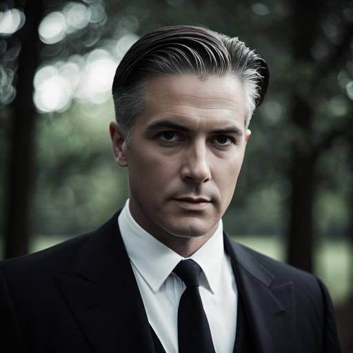Serious Man in 1920s Formal Suit