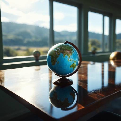 Realistic Indoor View of Earth Reflection