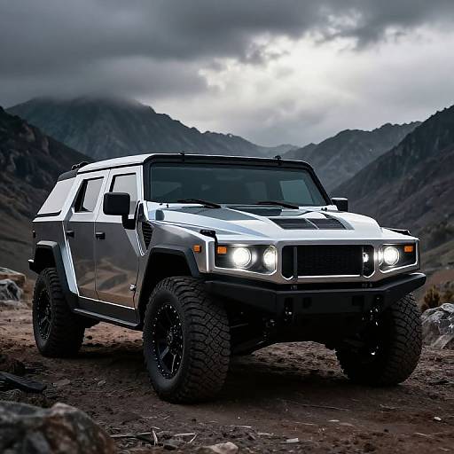 Futuristic Lamborghini Armored SUV