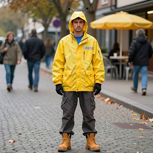 Urban Worker Bee Costume in Action