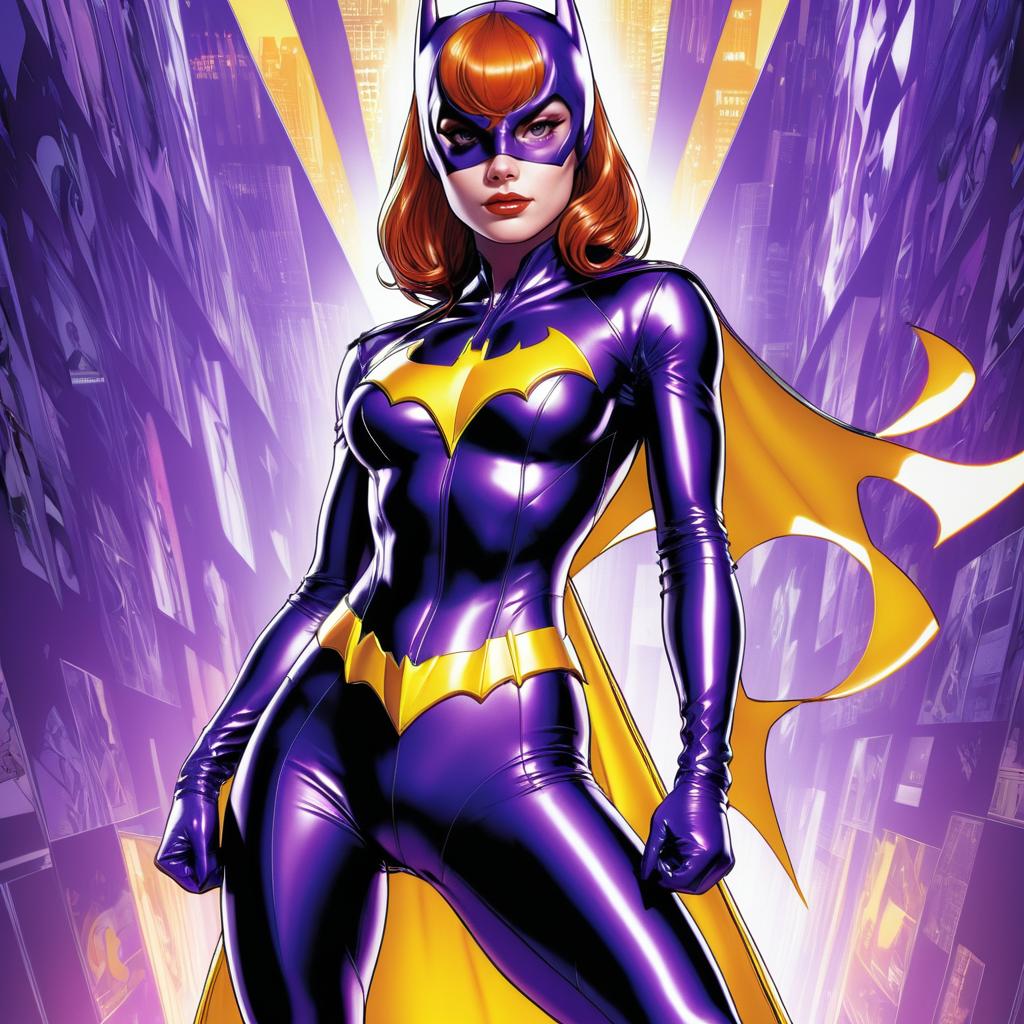 Emma Stone as Batgirl Comic Cover Art