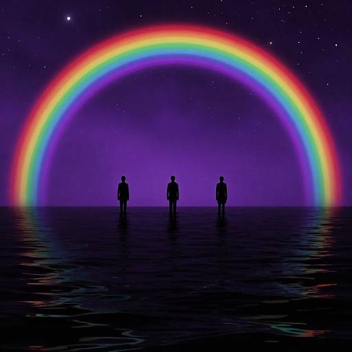 Cosmic Silhouettes on Black Water