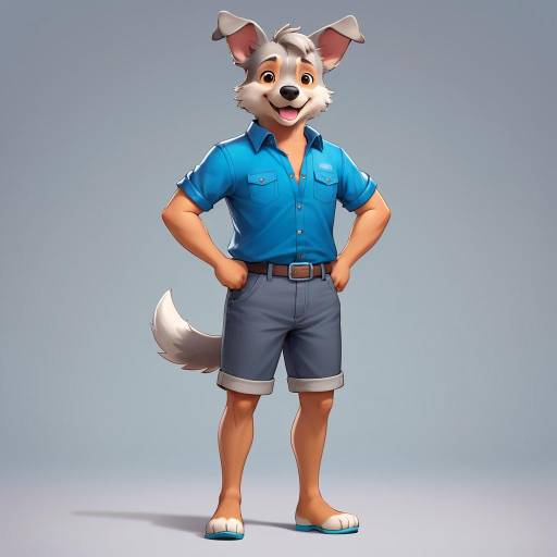 Bashful Middle-Aged Man with Dog Ears Bashful Middle-Aged Man with Dog Ears