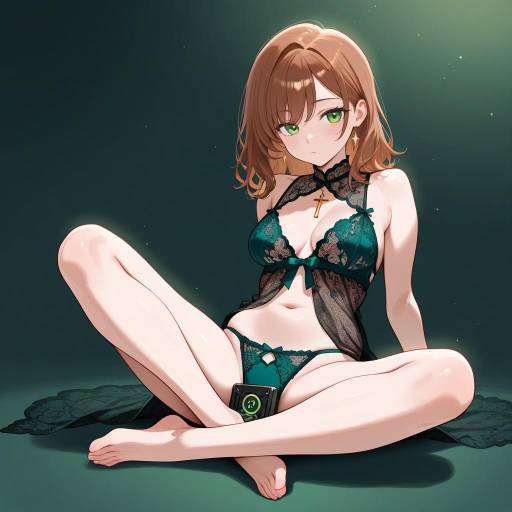 Charming Girl in Elegant Lingerie Charming Girl in Elegant Lingerie